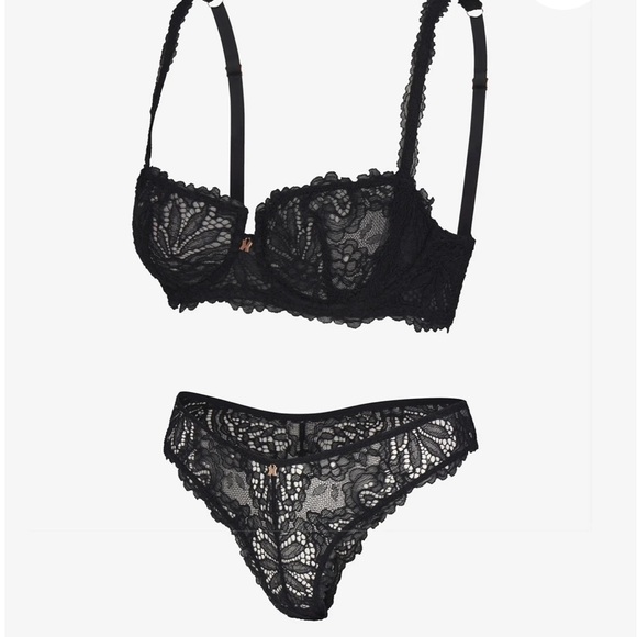 Elegant Black Lace Lingerie Set-๐3/$55๐ - Picture 1 of 7